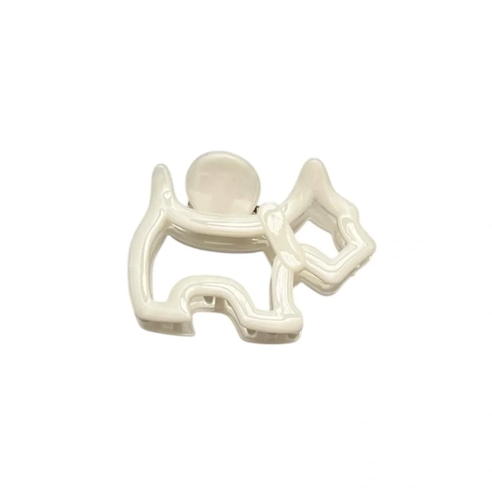 White Glossy Dog Shaped Puppy 3